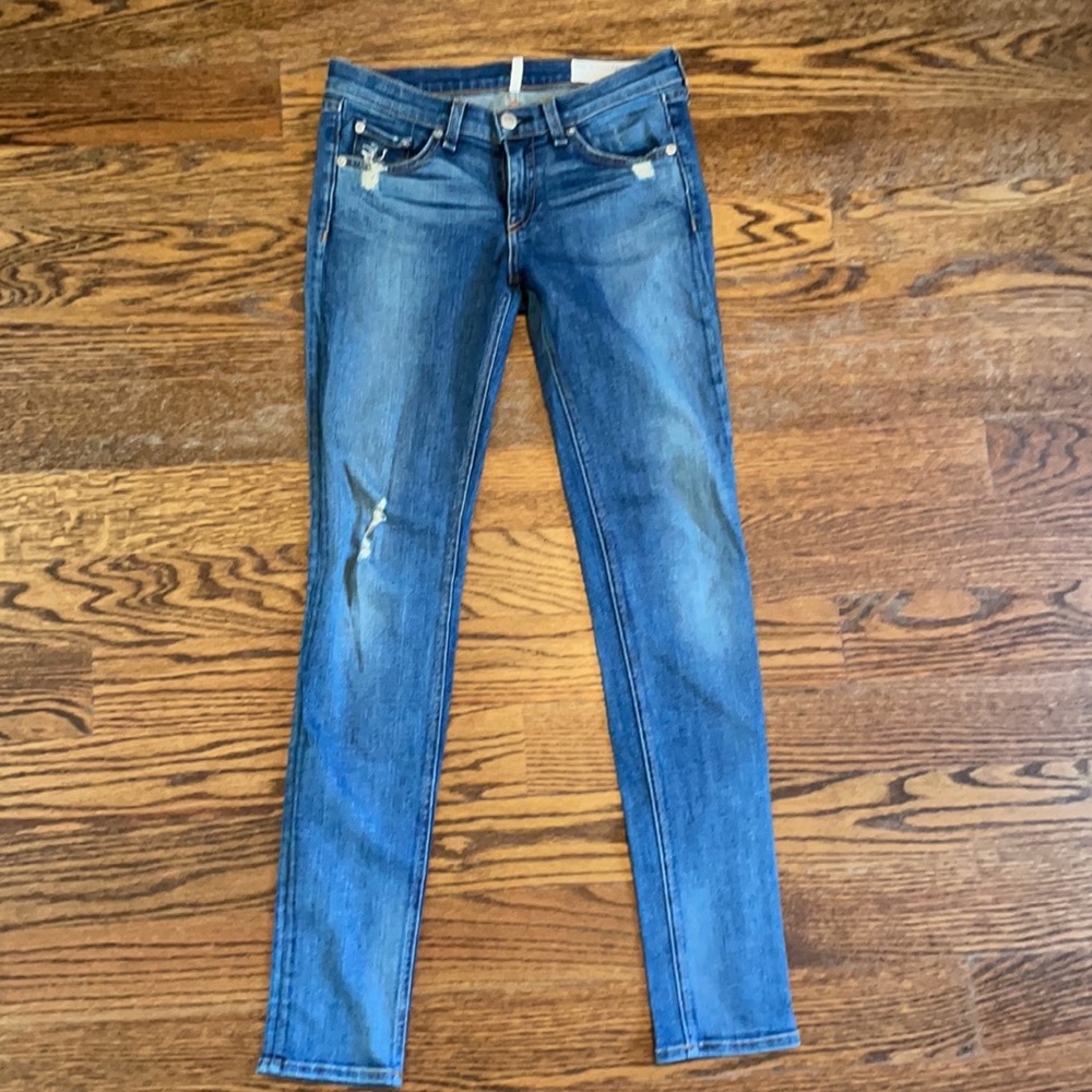 Rag & Bone Distressed Skinny Jeans Size 26